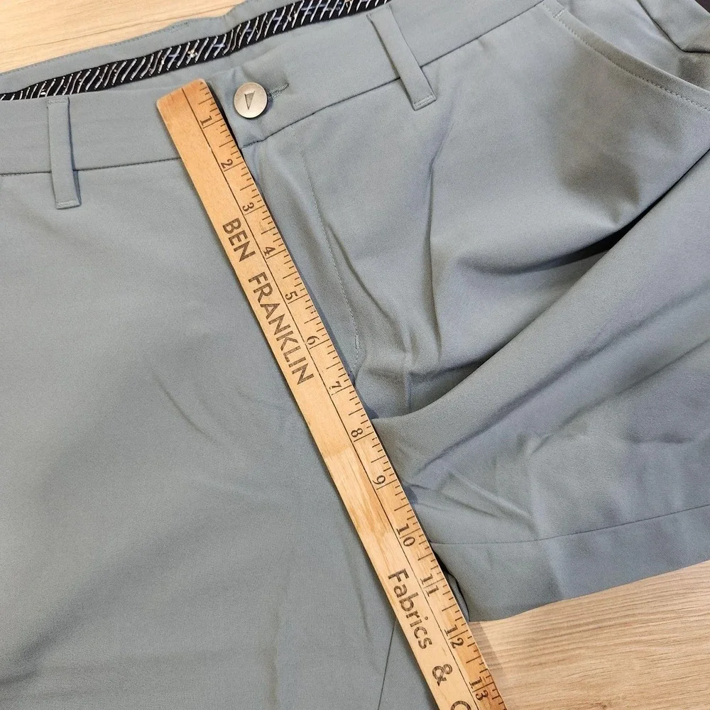 Primo Jogger Pants Mens 34x29 Smoke Green Stretch‎ Tapered Zip Ankle Golf